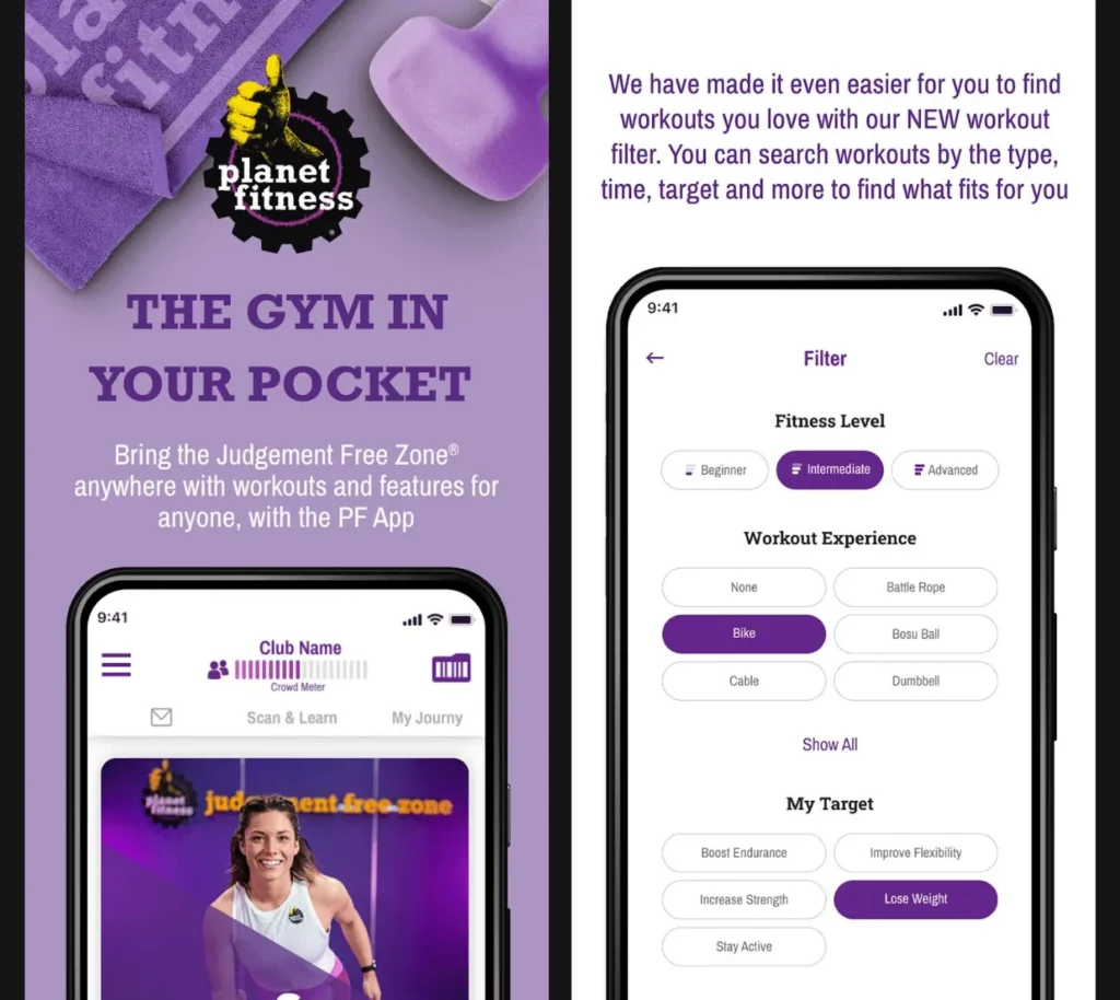 Planet Fitness Workouts MOD